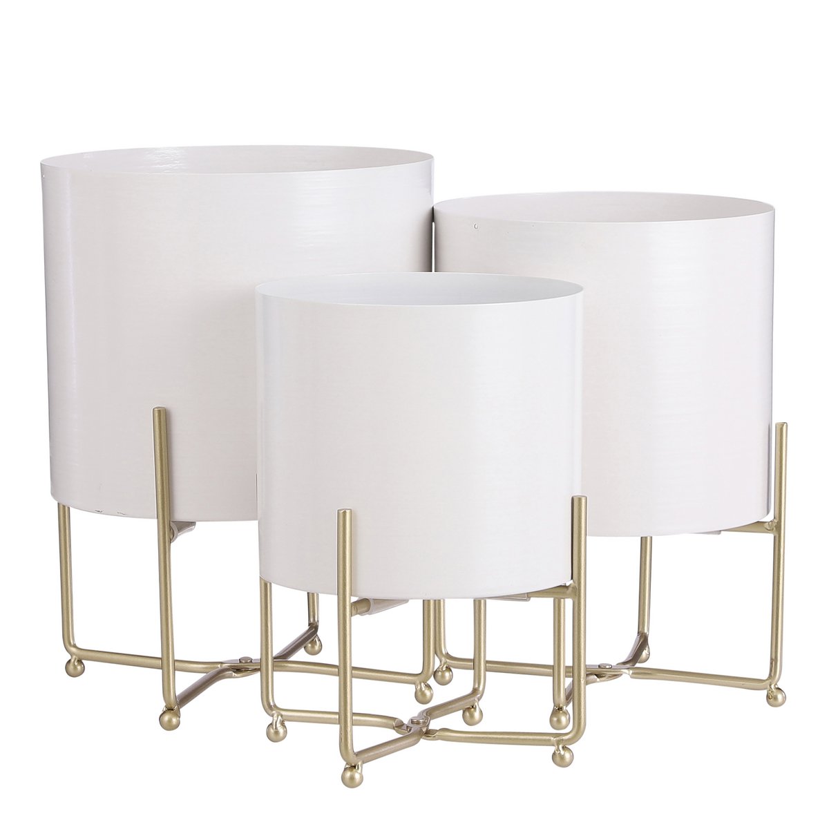 Plantenstandaard set Aries Wit