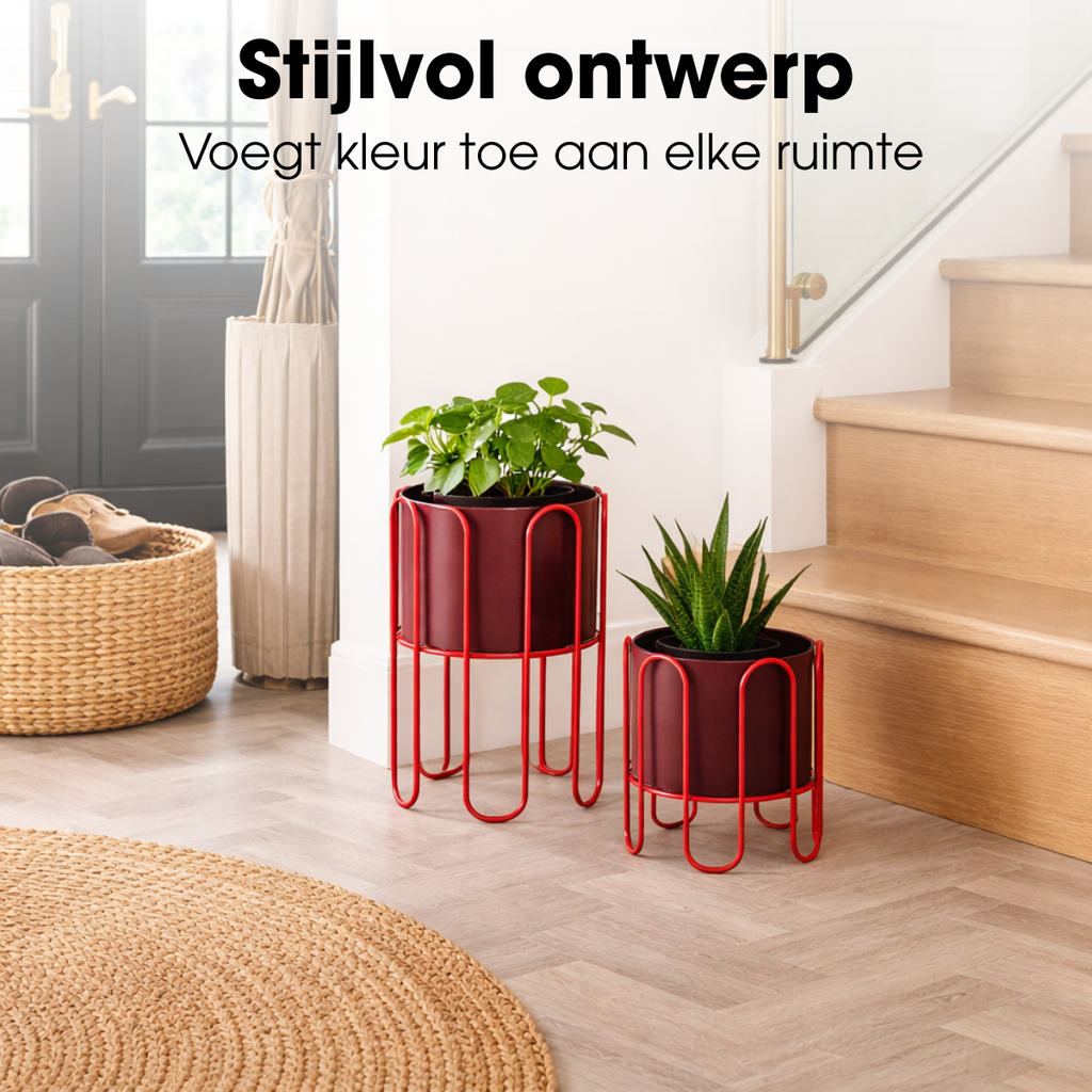 Bloempot binnen Dione Paars