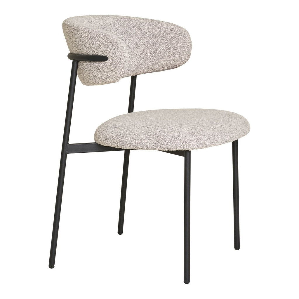 Mira Eetkamerstoel - Zand, 59x55x79,5cm - Set van 2