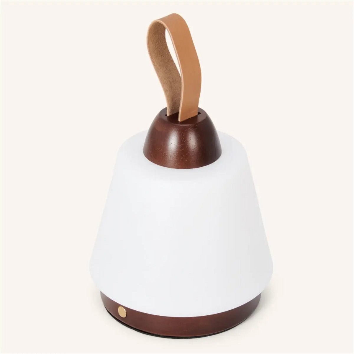 Liv Donkerbruin Oplaadbare Lamp | Leren band, dimbaar en 3 lichtmodi