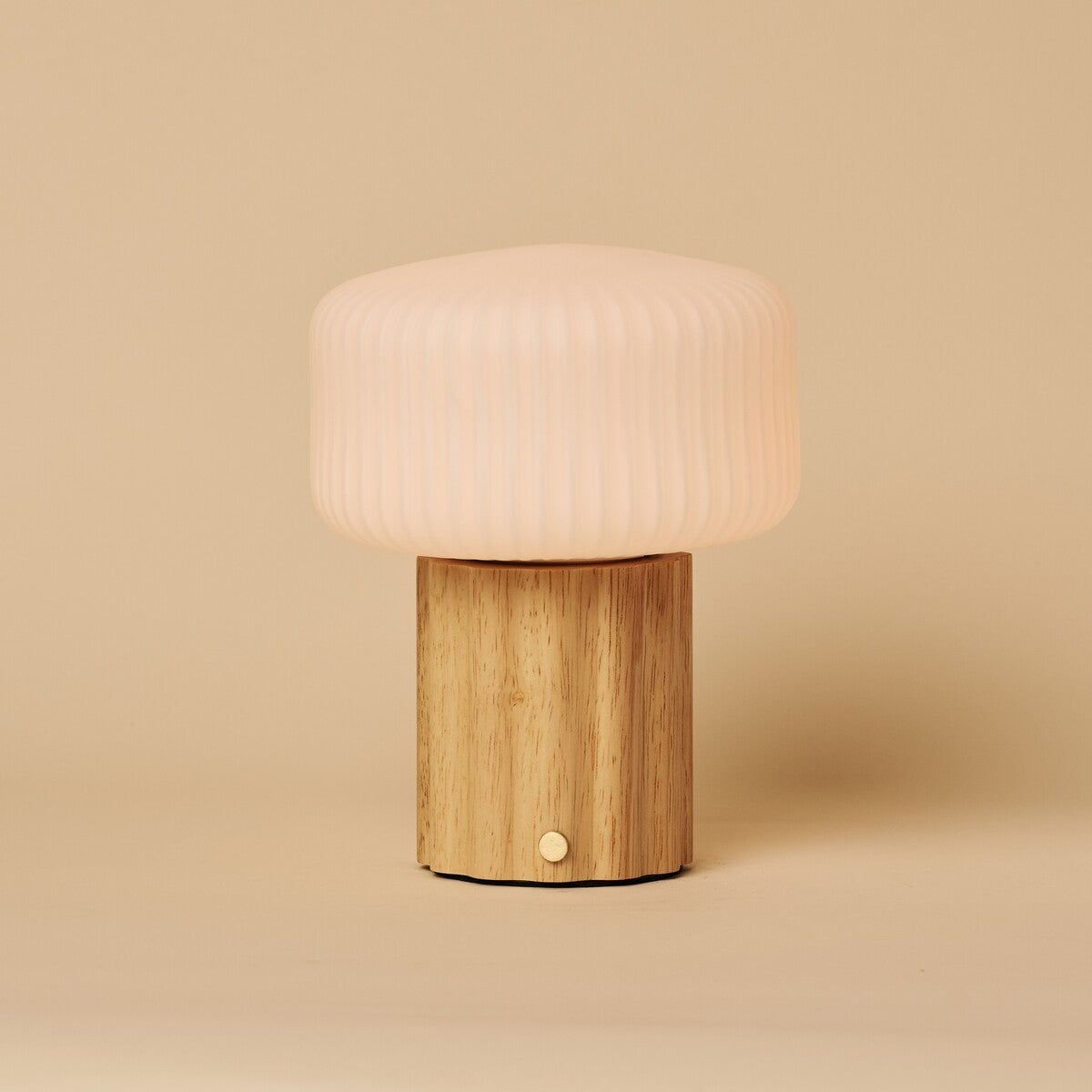 Robin Light Brown Rechargeable Table Lamp | Stylish, Cordless & 3 Light Modes