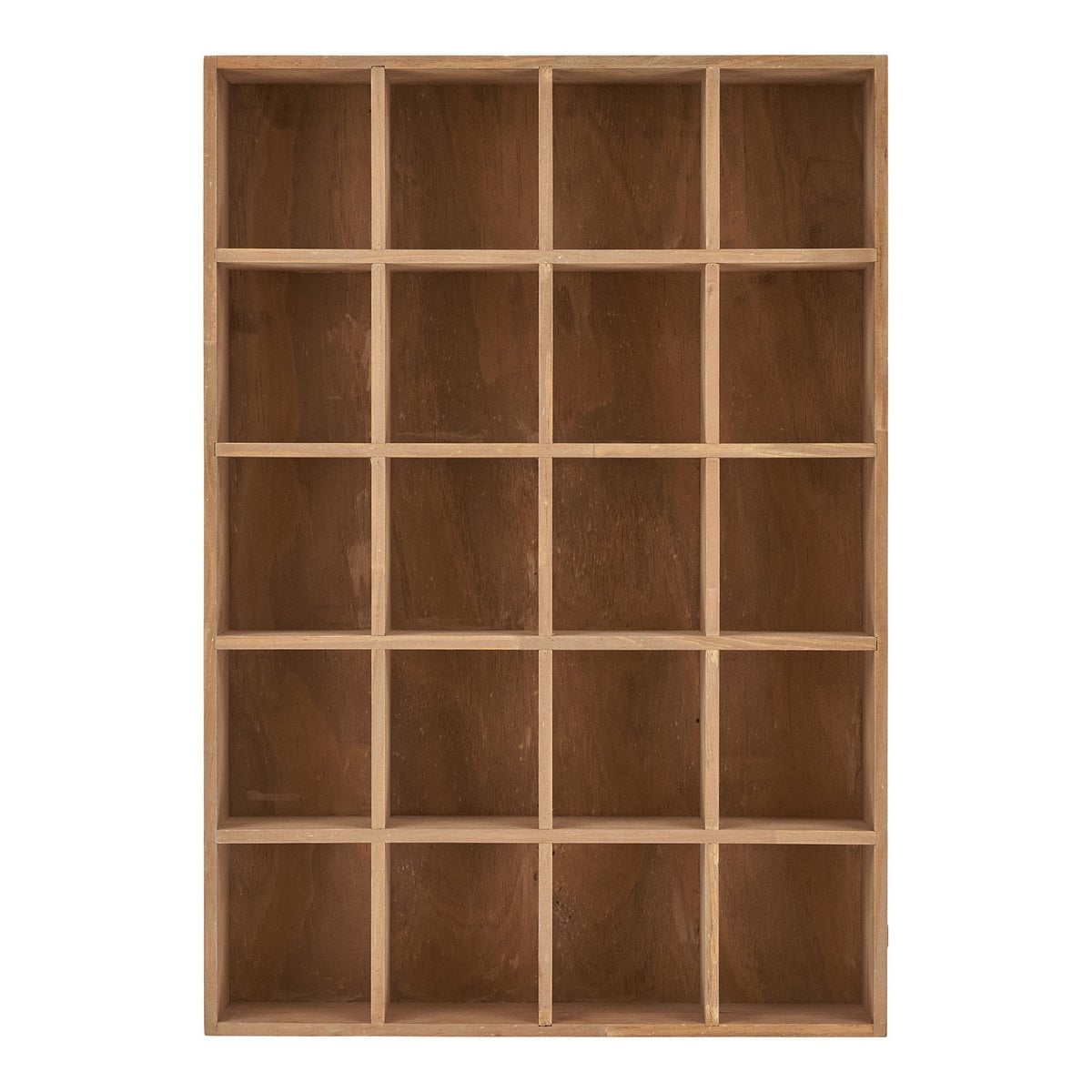 Moss Wandplank - Natuurlijk bruin, grenenhout, 44x10x63cm
