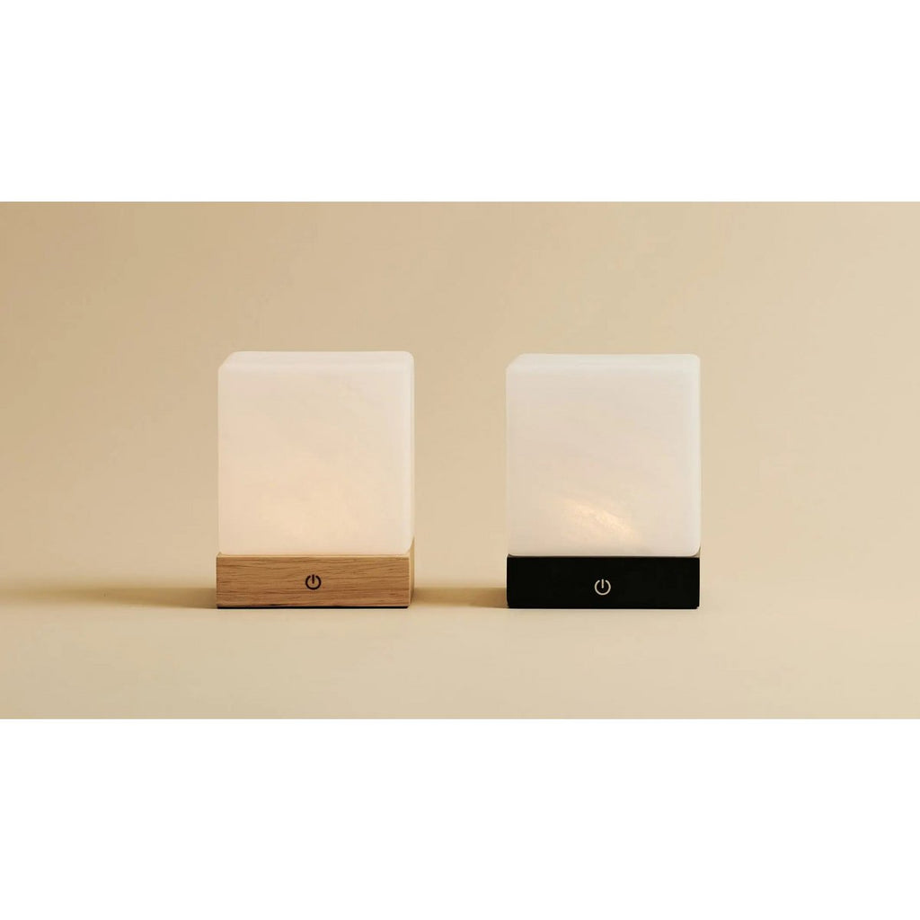 Yce Lichtbruine draadloze houten lamp | Oplaadbaar, dimbaar en batterijduur van 100 uur