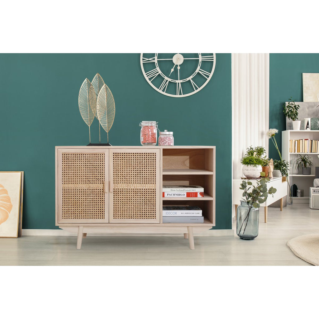 Dressoir 100x36 cm rotan geweven