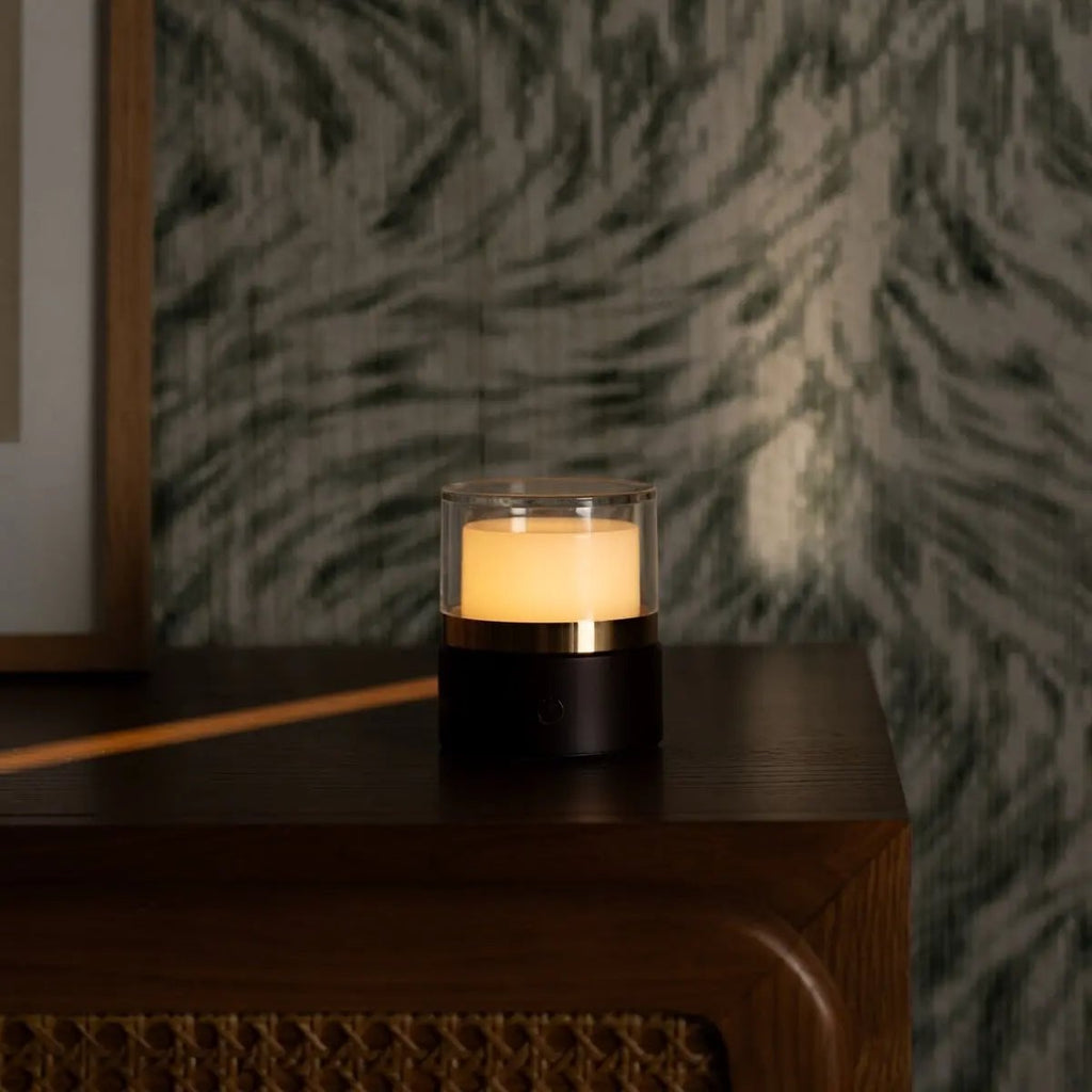 Leo Donkerbruin Draadloze Oplaadbare Lamp | Compact, dimbaar en USB-oplaadbaar