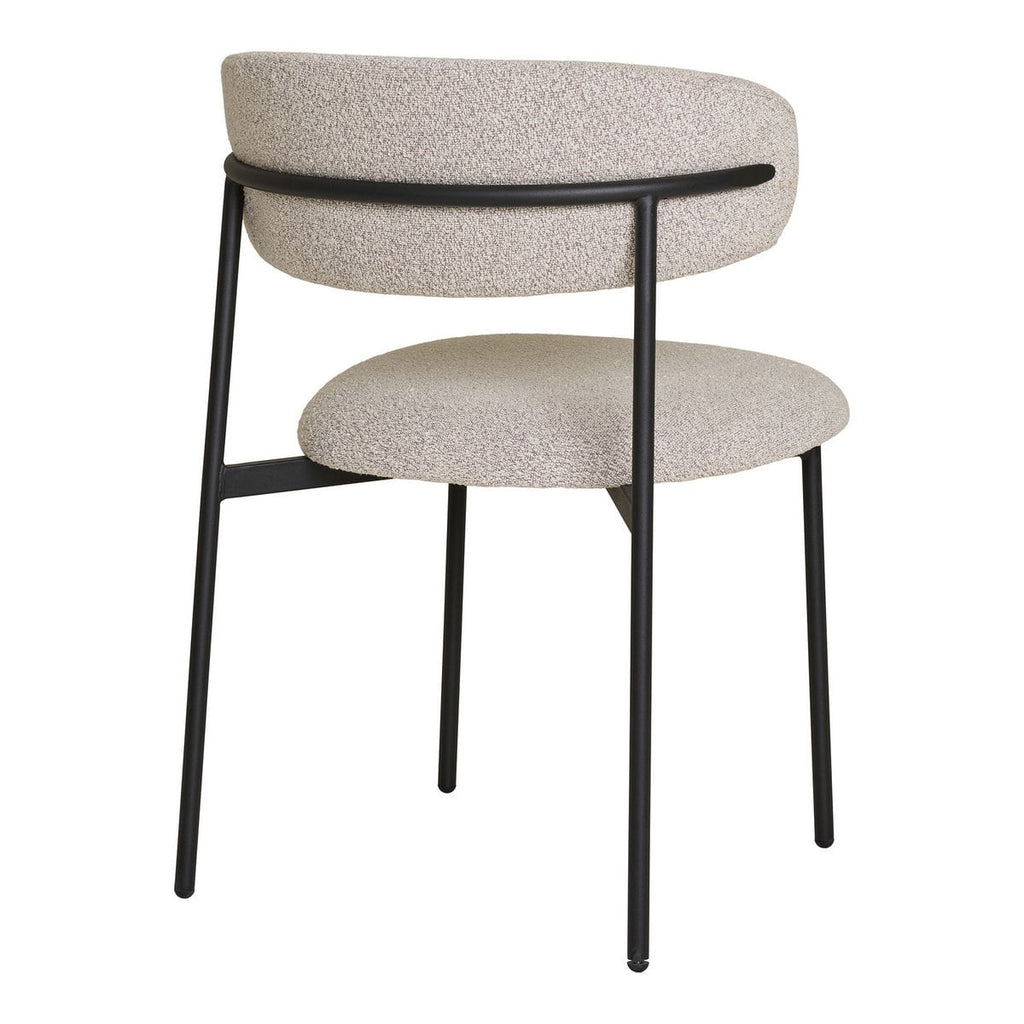 Mira Eetkamerstoel - Zand, 59x55x79,5cm - Set van 2
