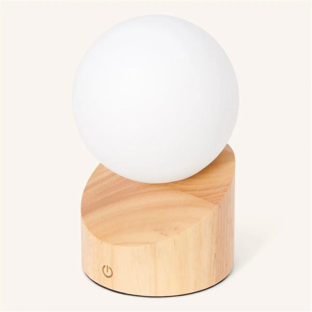Morris Lichtbruine Oplaadbare Lamp | Stijlvol, draadloos en duurzaam ontwerp