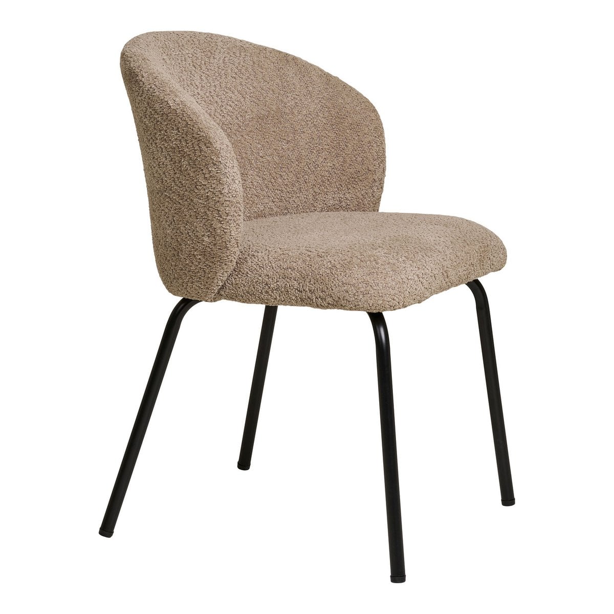 Safira Eetkamerstoel - Beige, 58x56x79cm - Set van 2