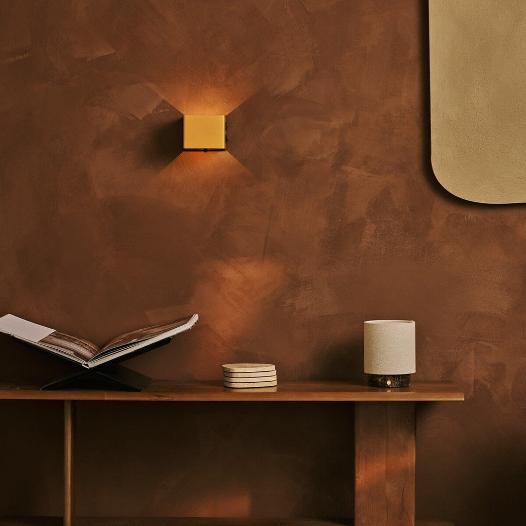 Tess Ocher Yellow Rechargeable Wall Lamp | Motion sensor, 20 Light Modes & Remote Control