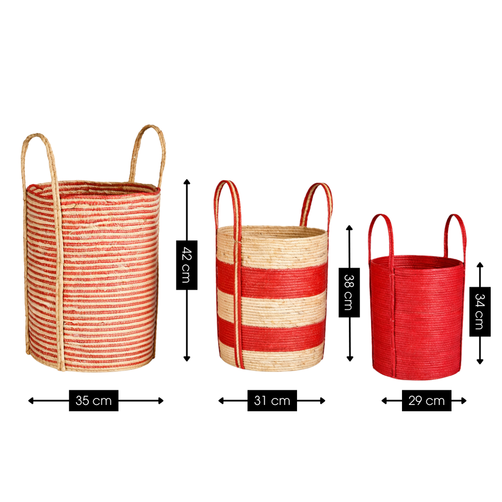 Plantenmandset Rood