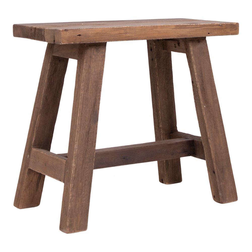 Barcelona Bank - Natuurlijk, Teak, 50x25x45cm