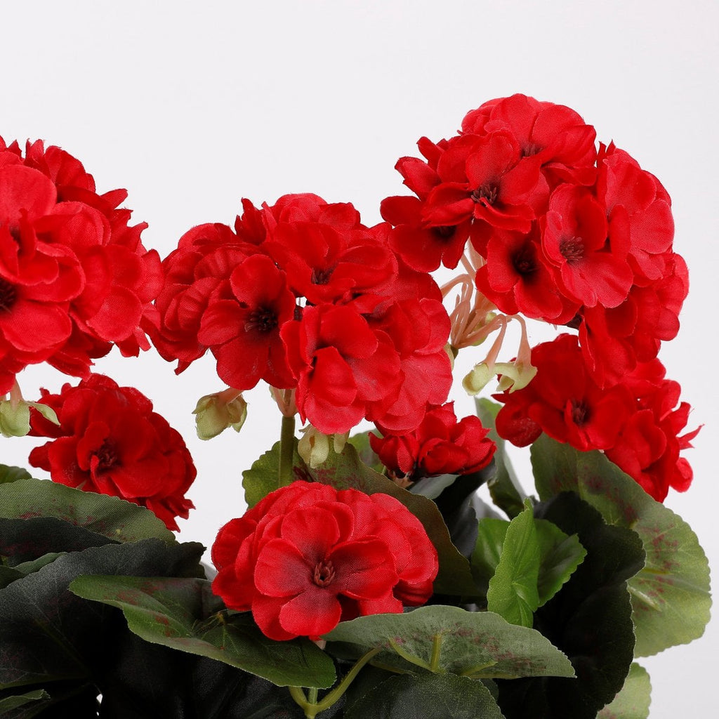 Kunstplant Geranium Rood