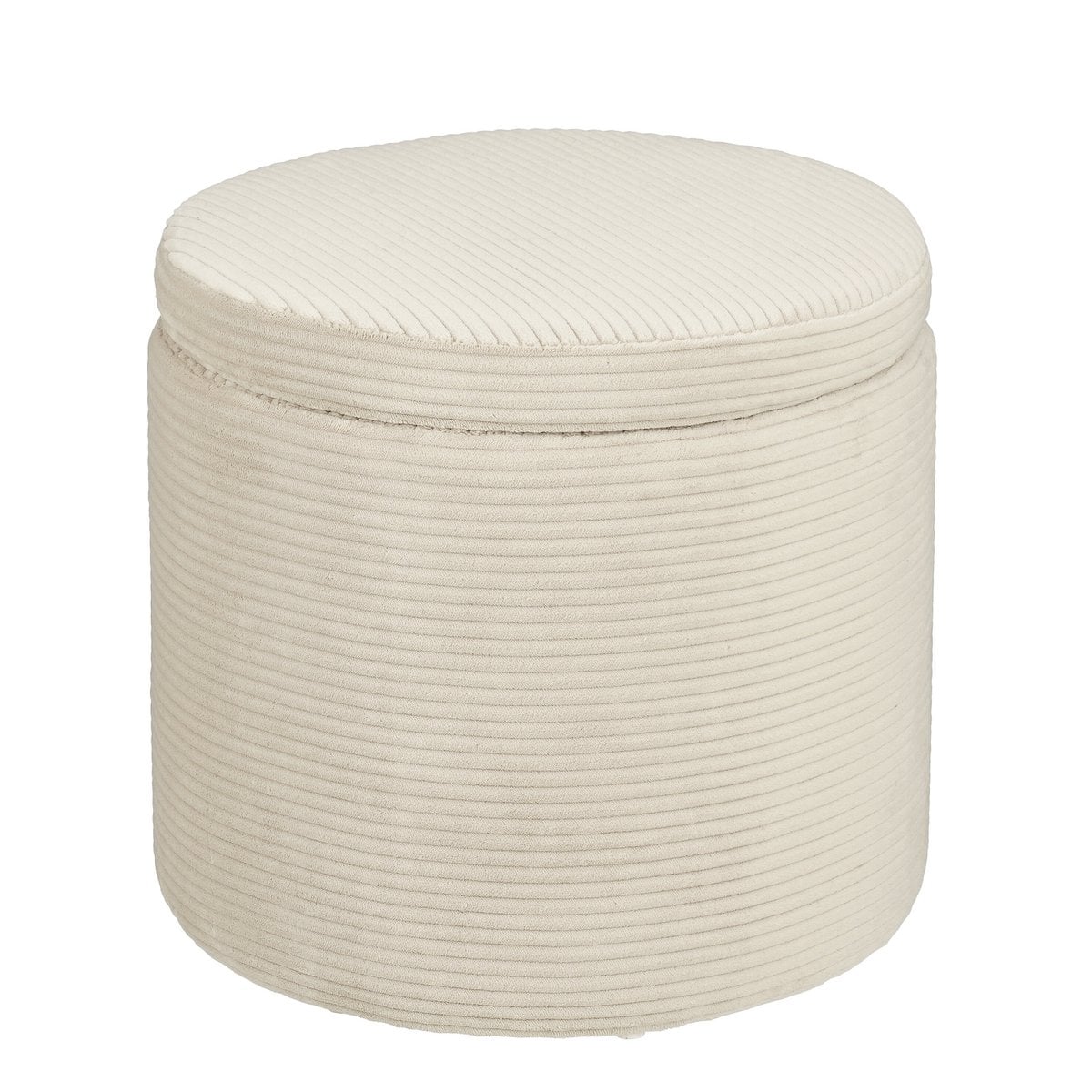 Poef Pouffe Gebroken wit