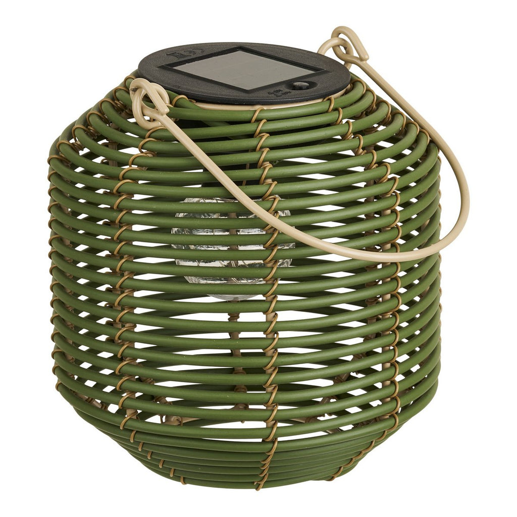 Crewe Lantern, oplaadbaar met geïntegreerd zonnepaneel, groen