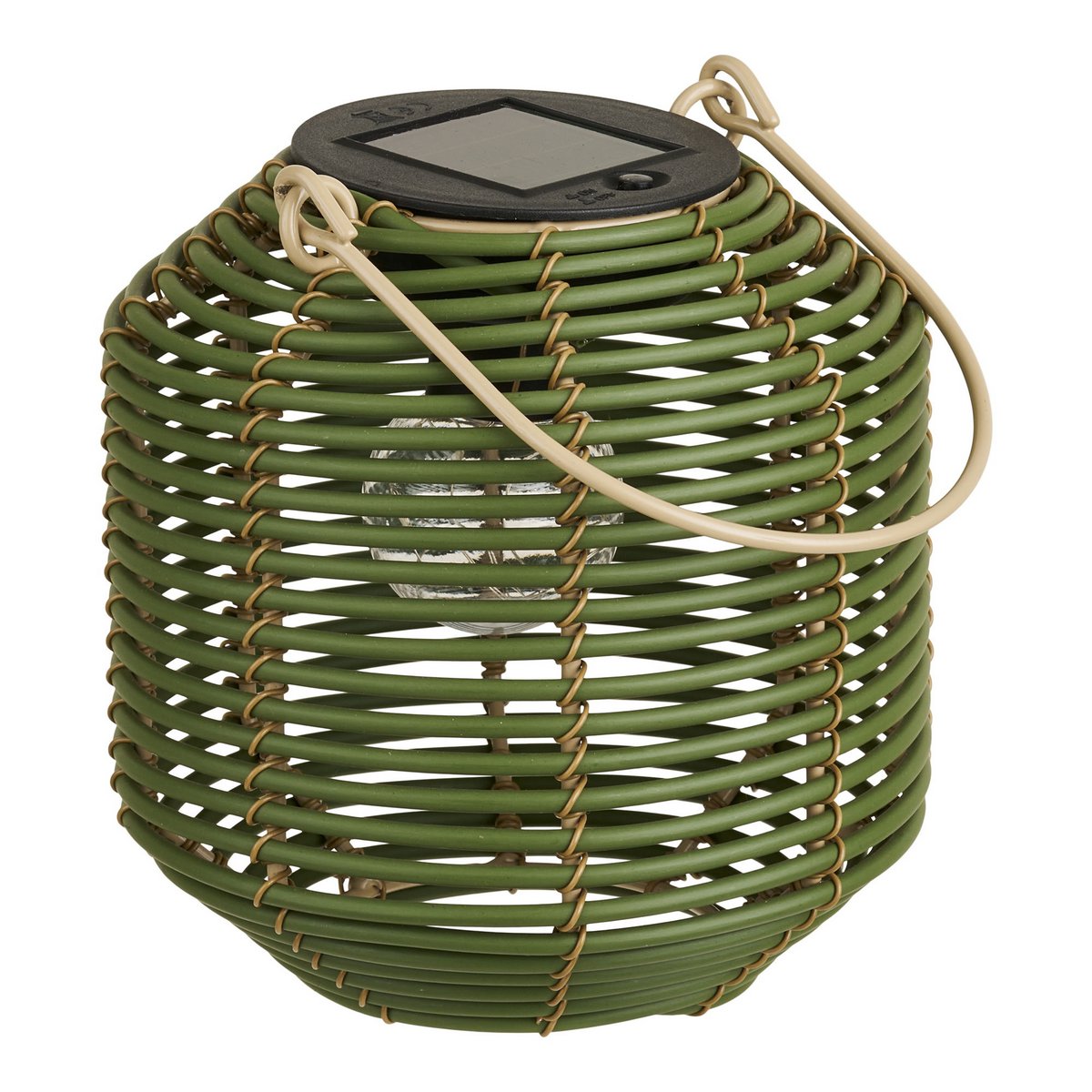 Crewe Lantern, oplaadbaar met geïntegreerd zonnepaneel, groen