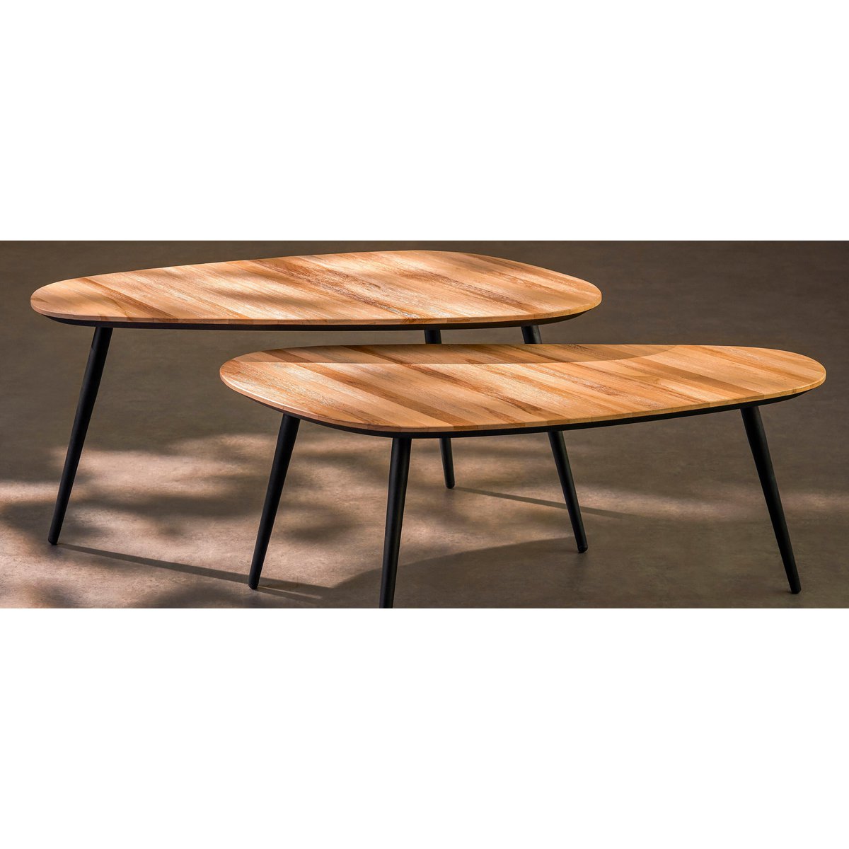 Bijzettafel set Jailey Bruin