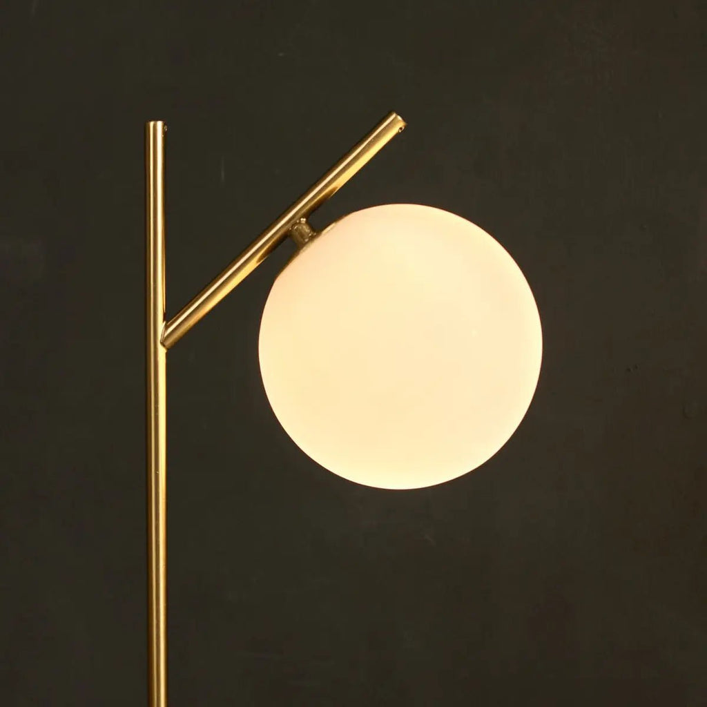 Madison marmeren lamp | Lamp van matglas en lamp met snoer