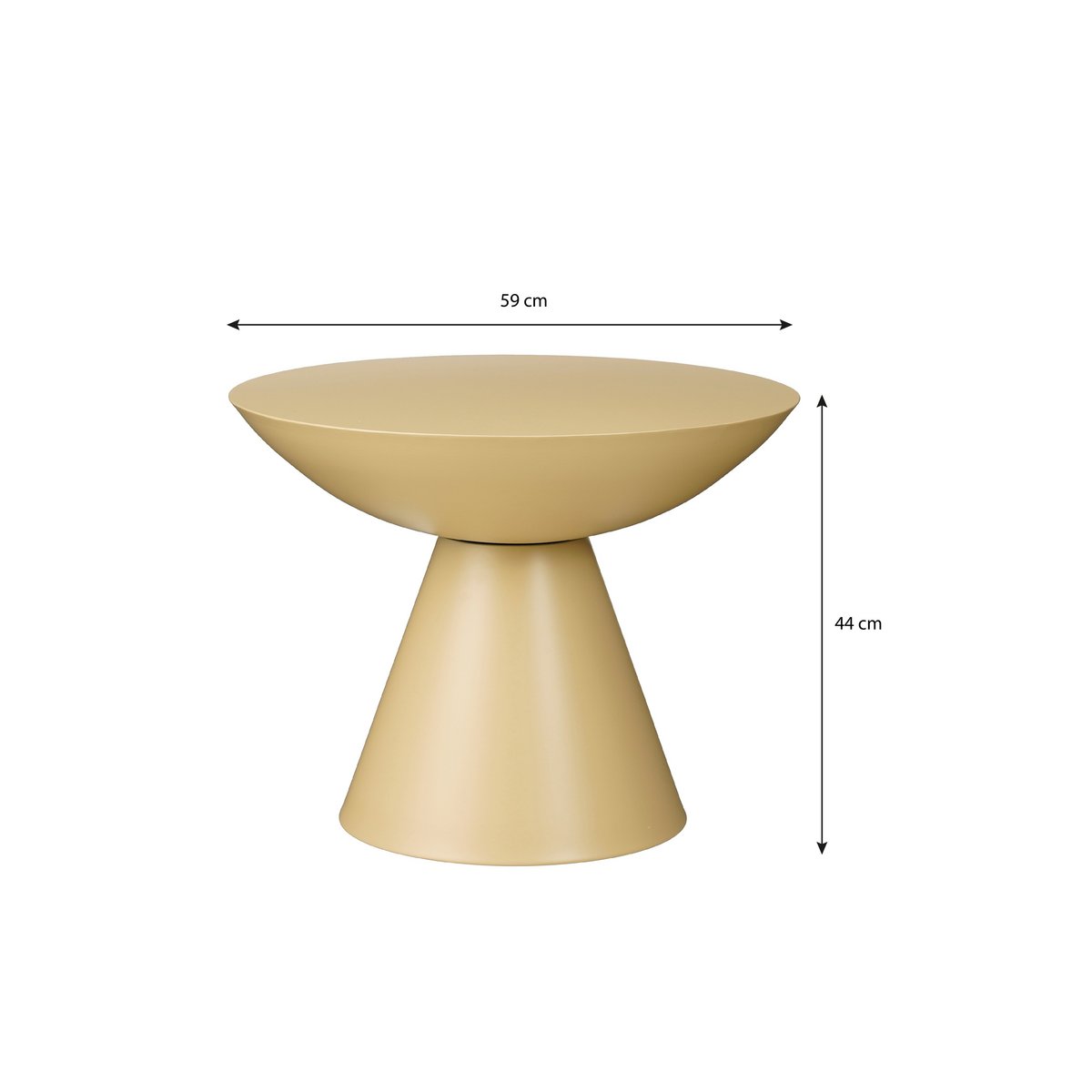 Bijzettafel Celise Beige