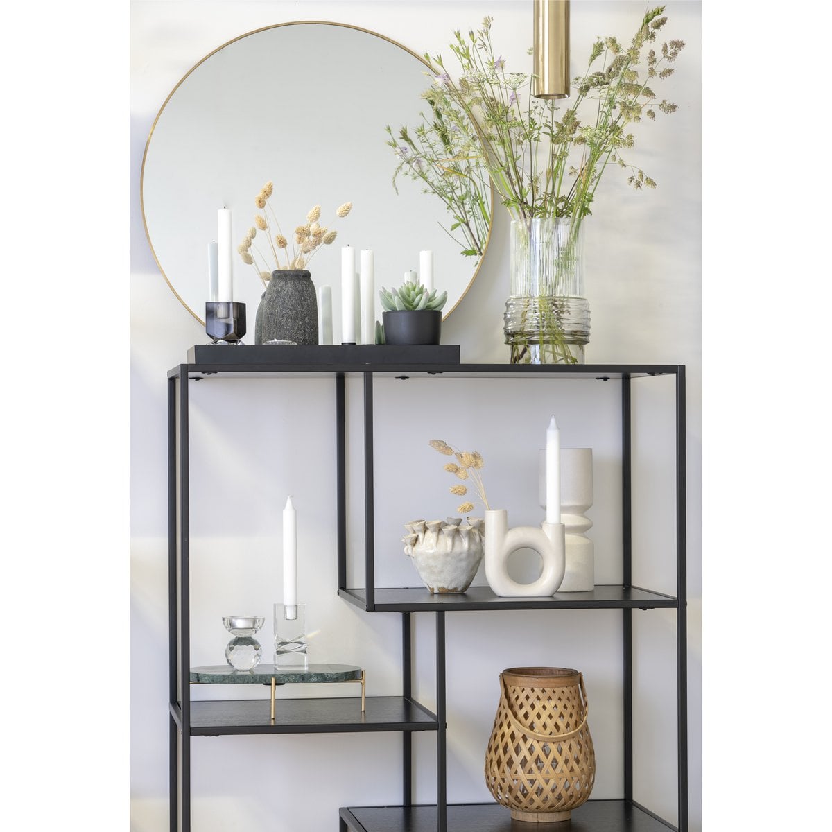 Velas Decoratievazen - Antiek Lichtgrijs, Terracotta - Set van 3