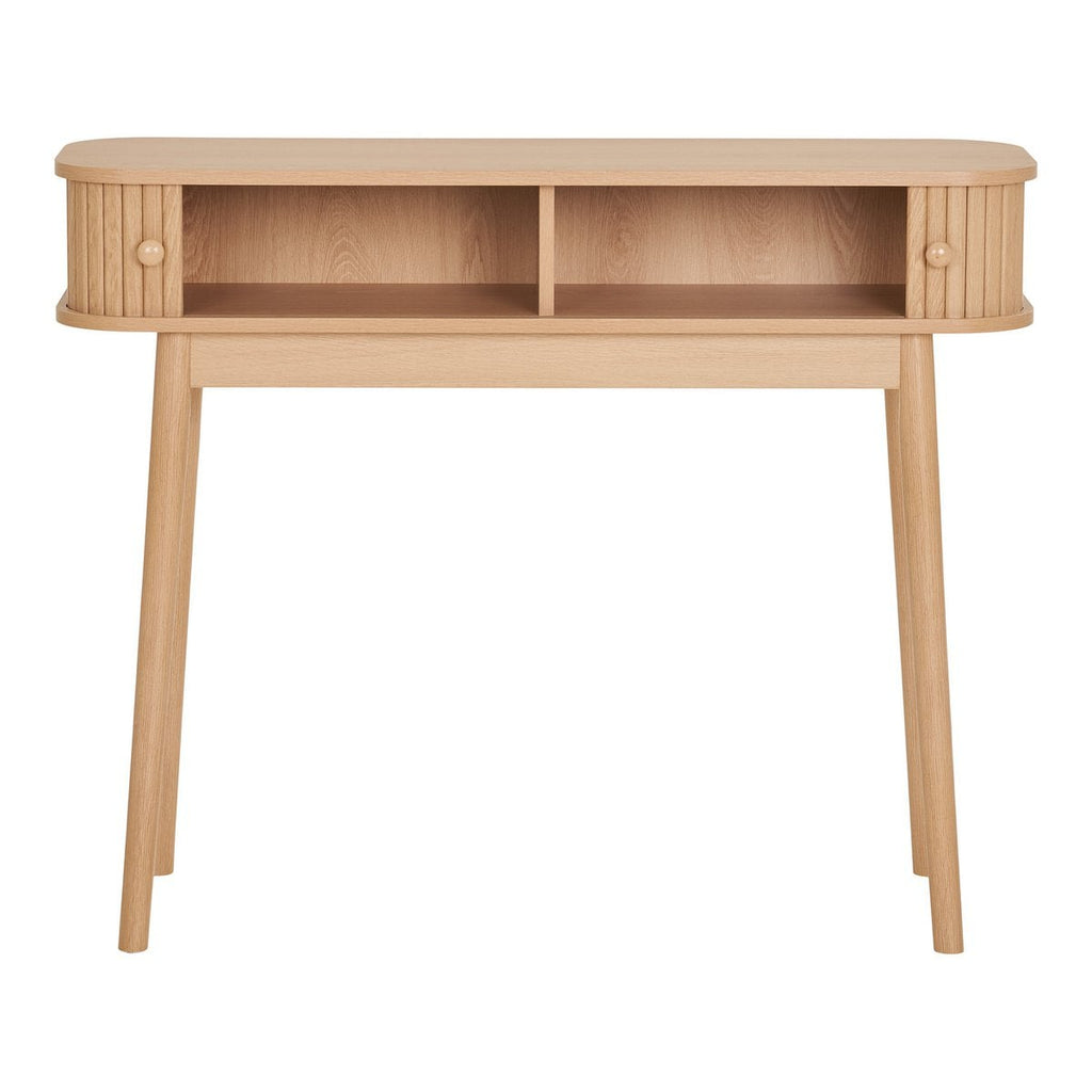 Nikko Consoletafel - Natuurlijk, MDF/Genen, 100x30x80,5 cm