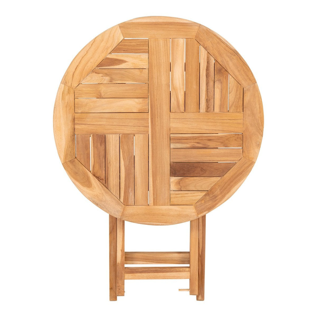 Oviedo Bijzettafel - Natuurlijk, Teak, Ø70x75 cm