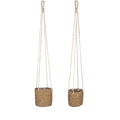 Plantenmand set Atlantic Lichtbruin