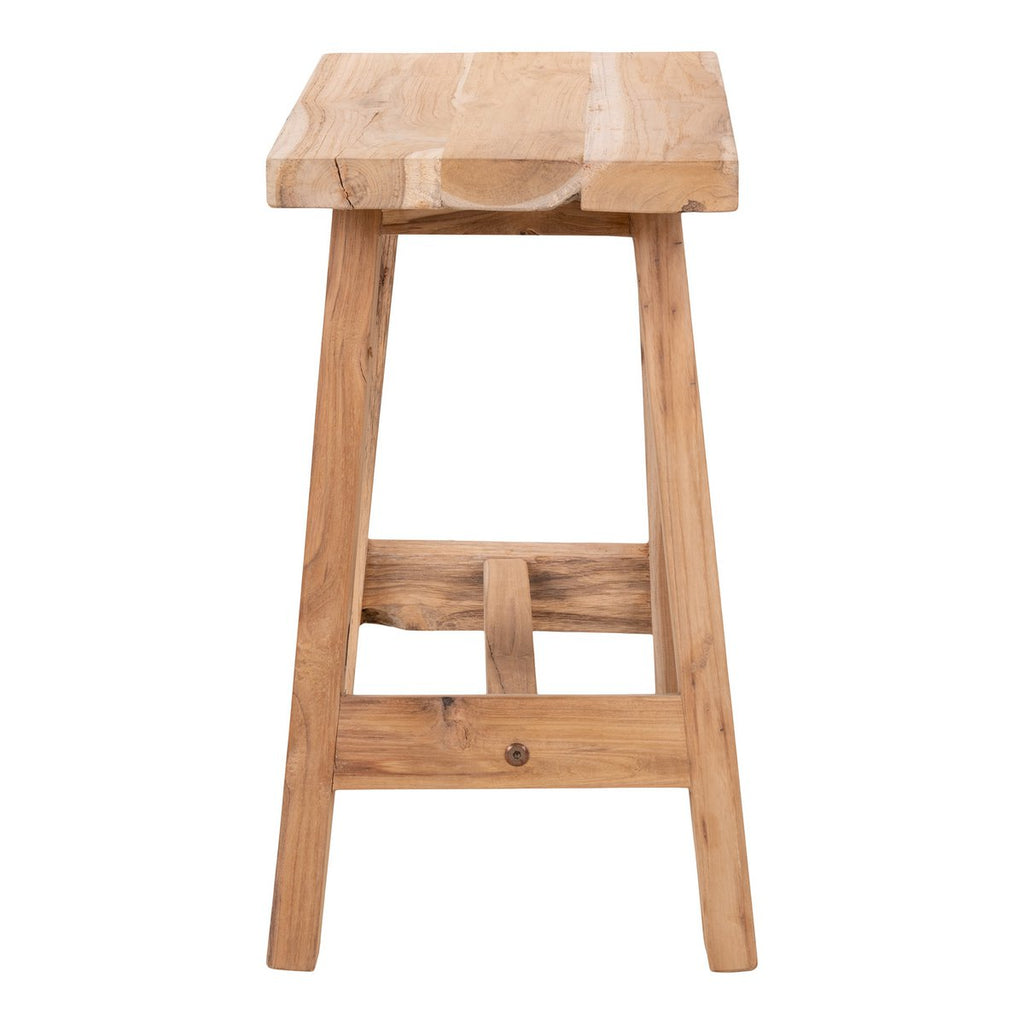 Barcelona Bank - Natuurlijk, Teak, 50x25x45cm