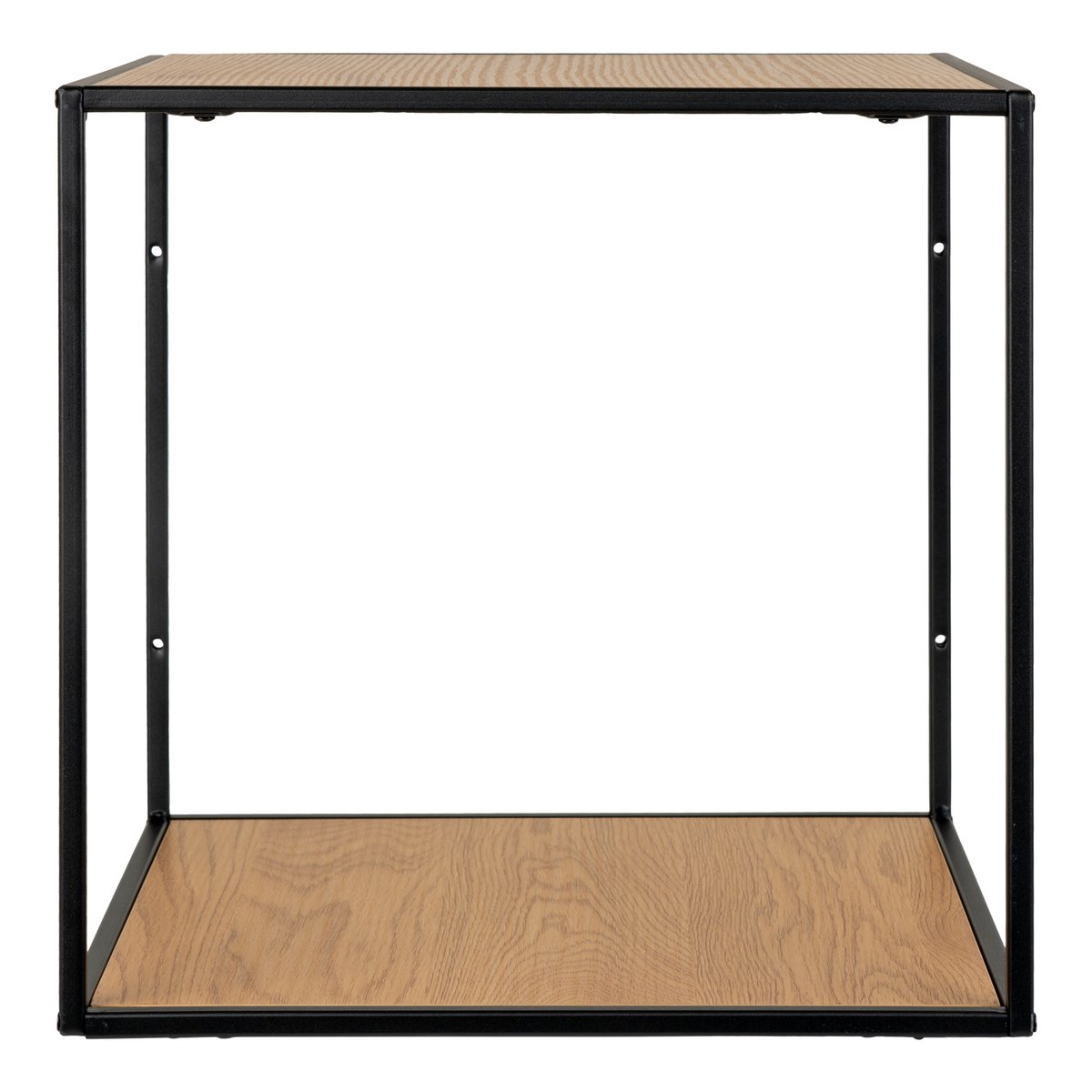 Vita Wandplank - eikenlook, zwart, 36x36x36cm