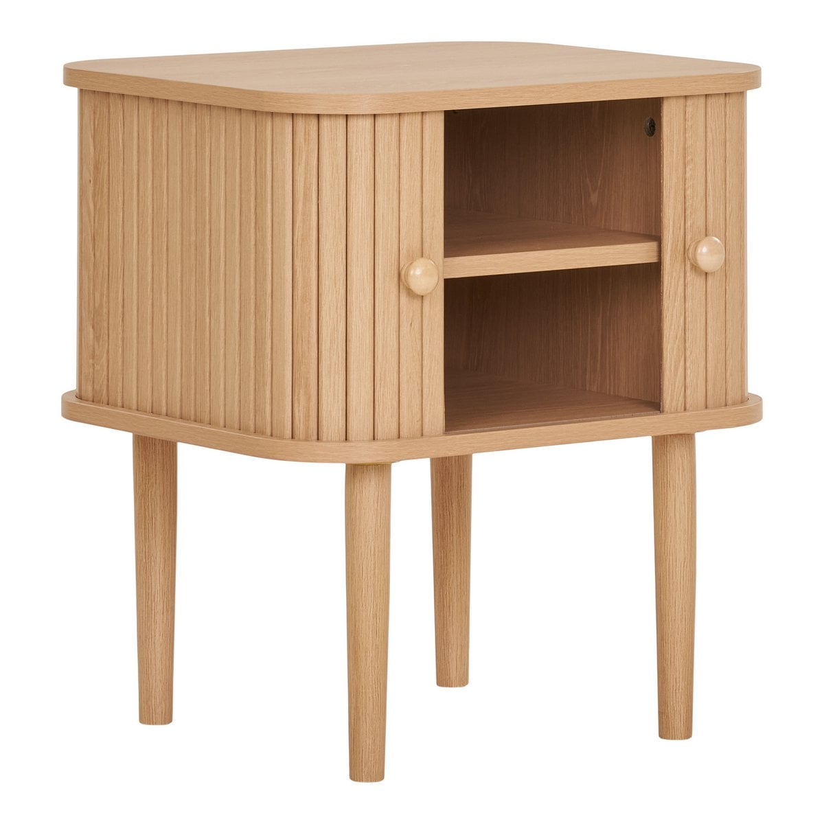 Nikko bijzettafel - Natuurlijk, MDF/Pine, 45x40x50,5 cm
