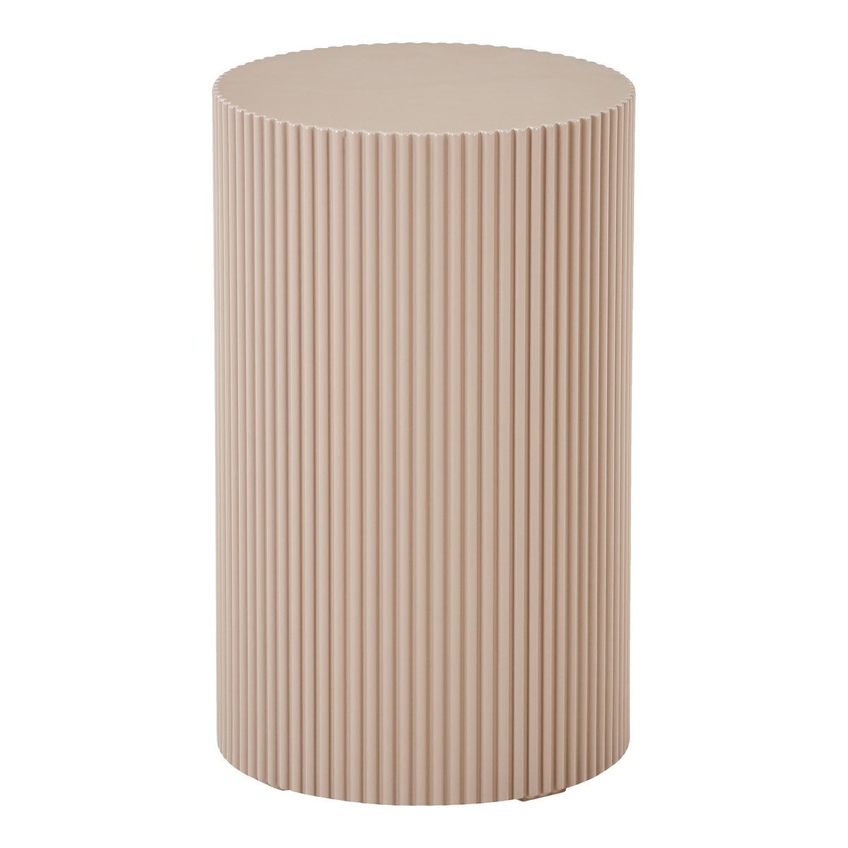 Farense Bijzettafel - Beige/Grijs, MDF, 30x30x50 cm