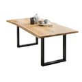 Eettafel 220x100 cm gemaakt van eikenhout