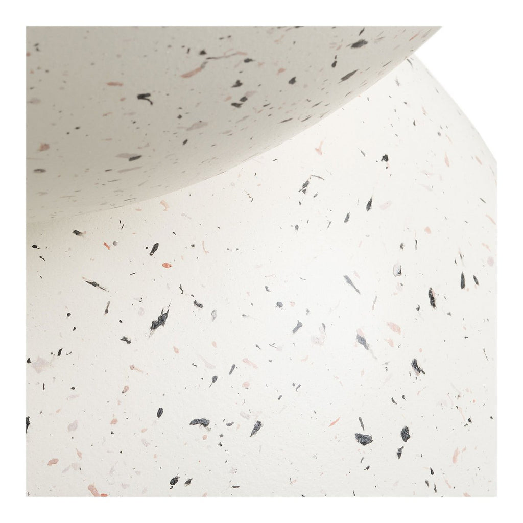 Bonita Bijzettafel, fiberclay, terrazzo-look, ø40x45 cm