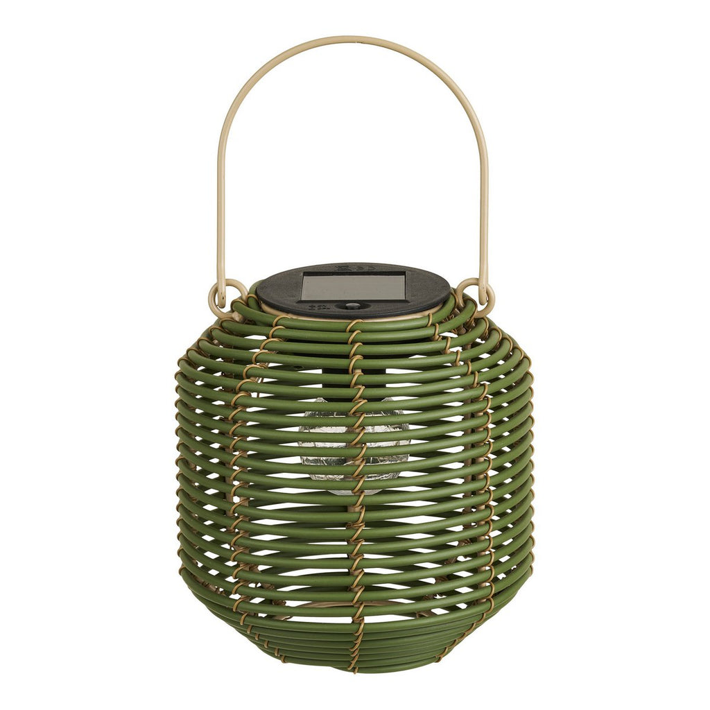 Crewe Lantern, oplaadbaar met geïntegreerd zonnepaneel, groen