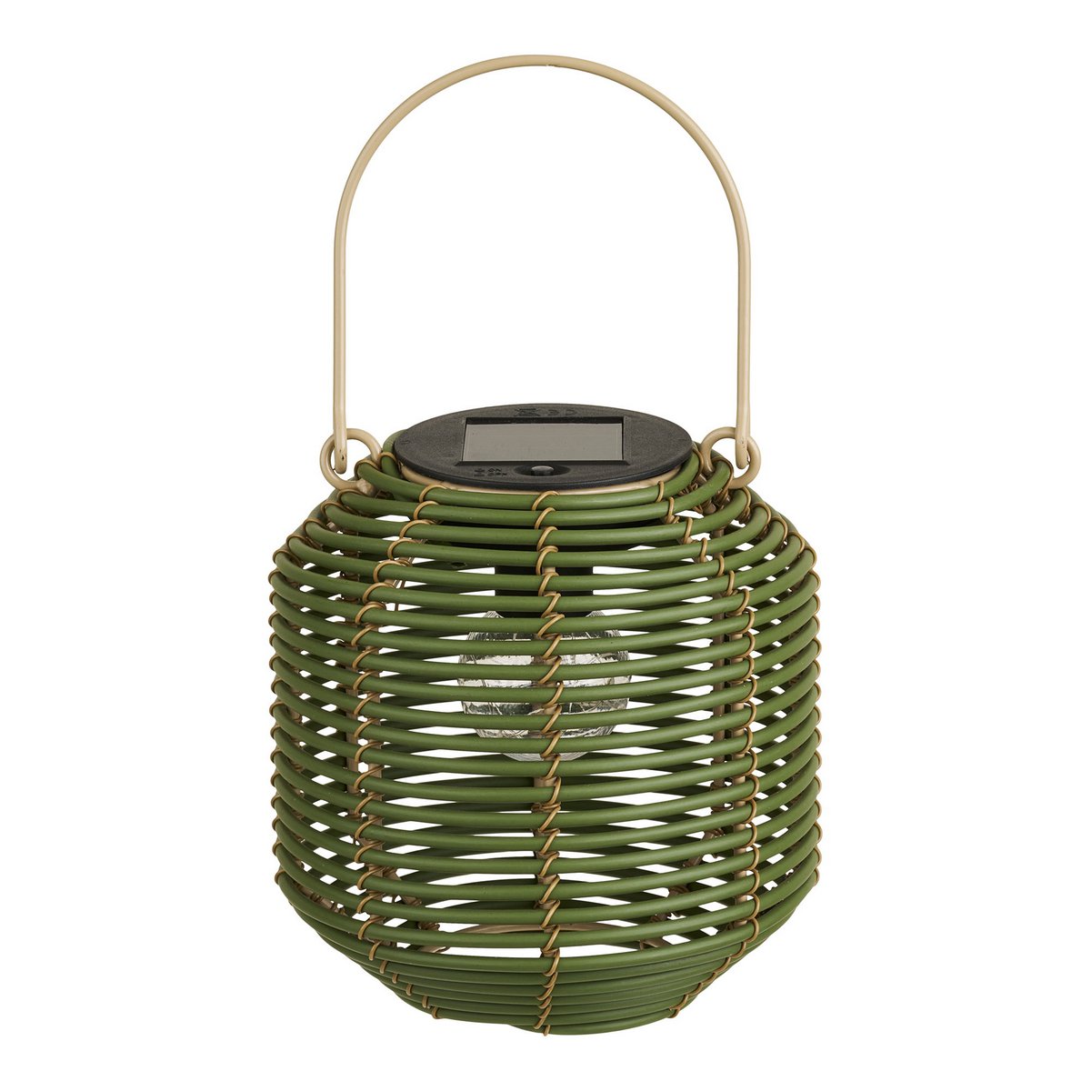 Crewe Lantern, oplaadbaar met geïntegreerd zonnepaneel, groen