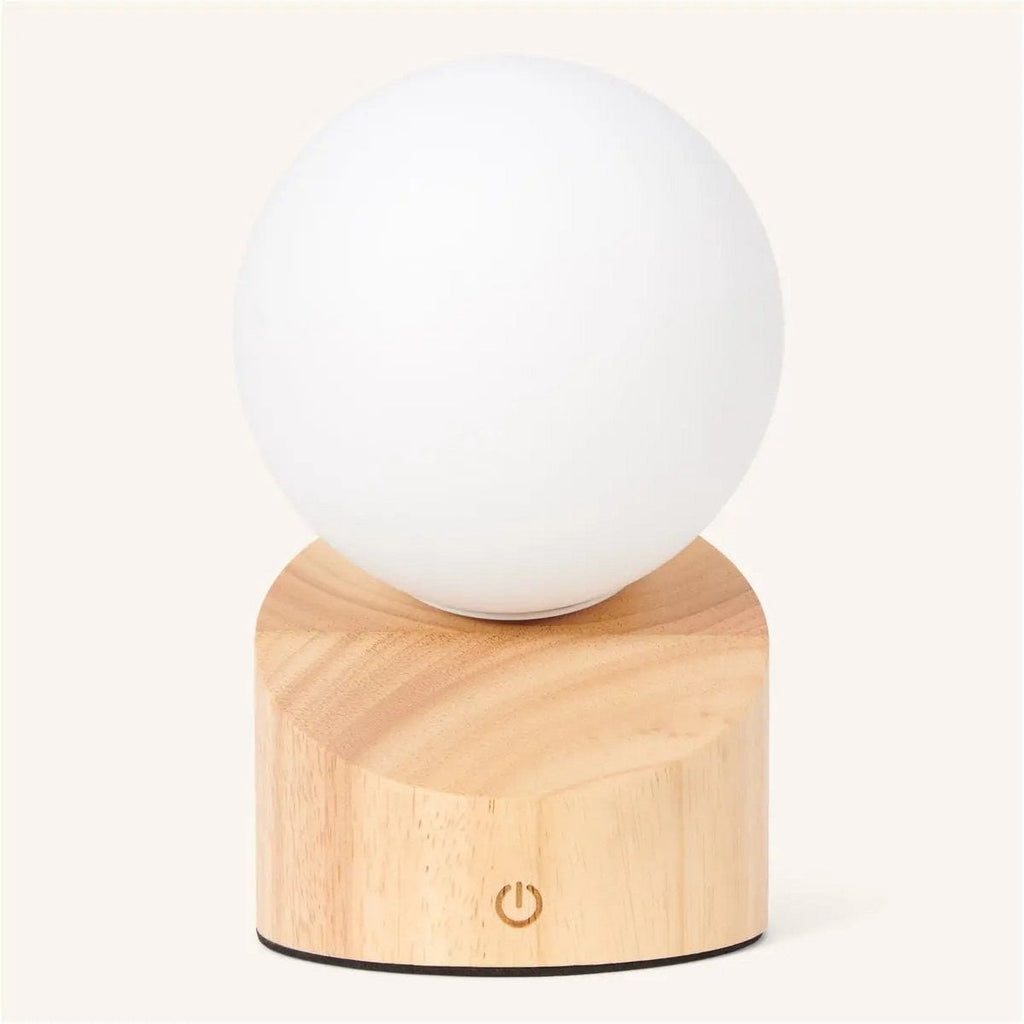 Morris Lichtbruine Oplaadbare Lamp | Stijlvol, draadloos en duurzaam ontwerp