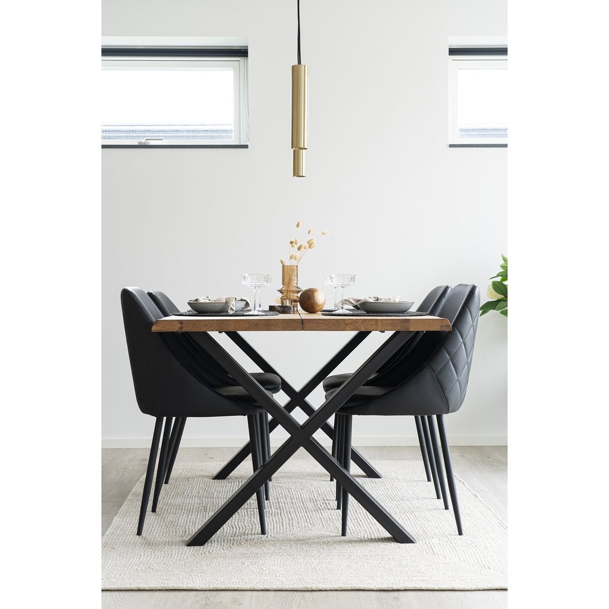 Menorca Vloerkleed - Zand, 100% gerecycled PET, 140x200 cm