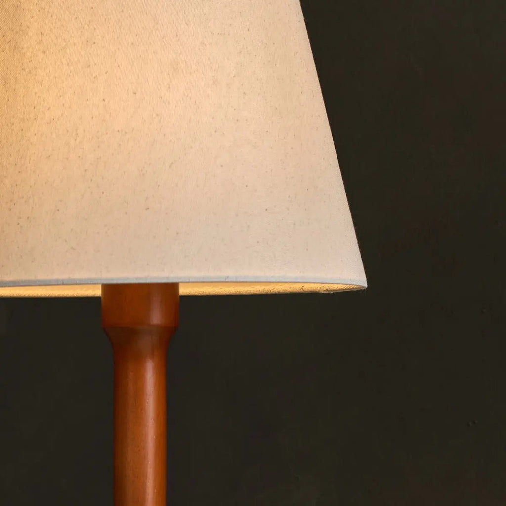 Nova Kastanjebruine Houten Lamp | Stijlvolle verlichting