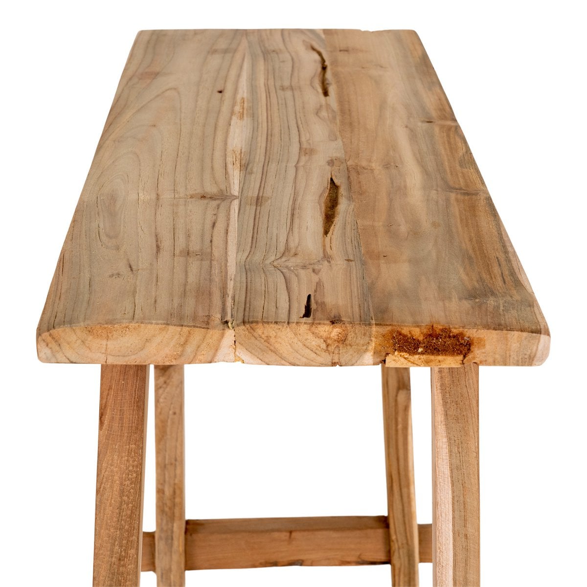 Girona Consoletafel - Teakhout, Natuurlijk - 90x30x80 cm