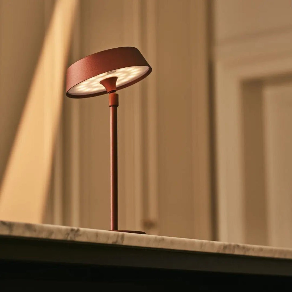 Luca Bronzen USB Oplaadbare Lamp | Minimalistisch, speels & dimbaar