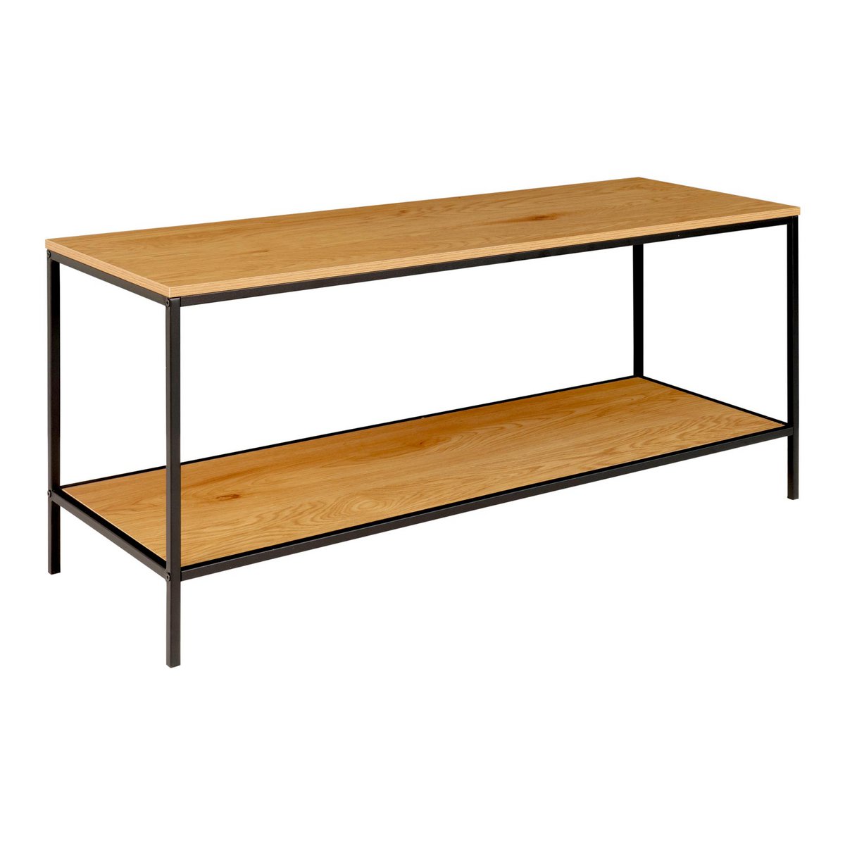 Vita TV-meubel - eikenlook, staal, 100x36x45cm