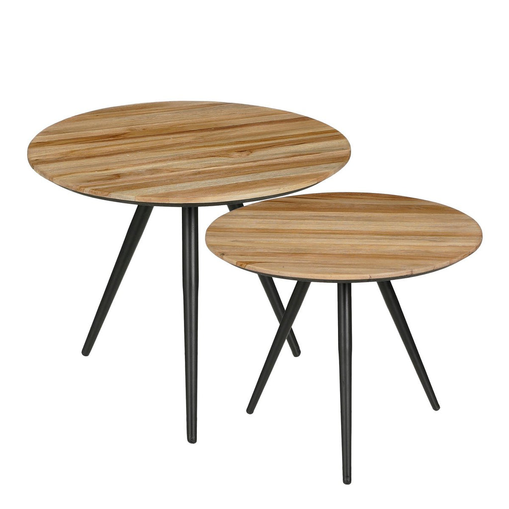 Bijzettafel set Jailey Bruin