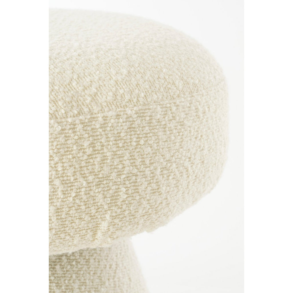 Poef Pouffe Gebroken wit