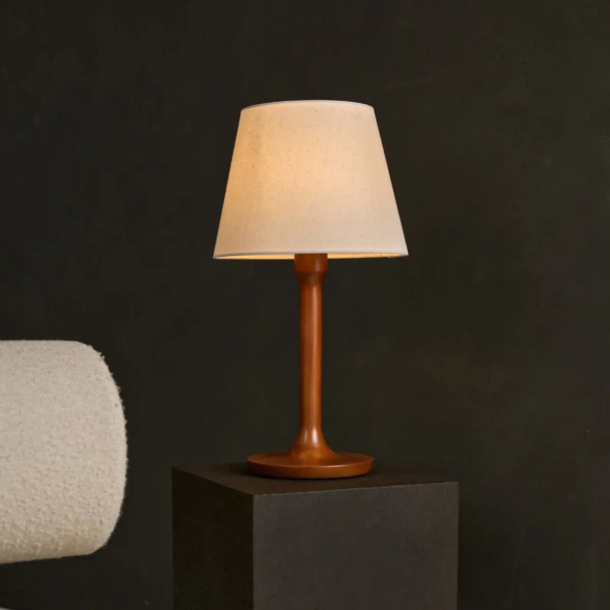 Nova Kastanjebruine Houten Lamp | Stijlvolle verlichting