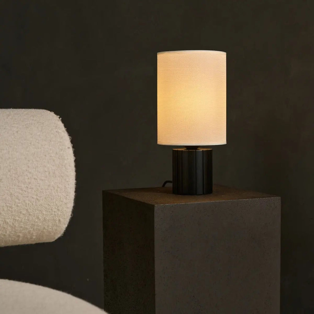 Kiko Zwarte Tafellamp | Gezellige bureaulamp met E27 fitting