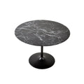 Zwarte ronde tafel Ø 110 cm