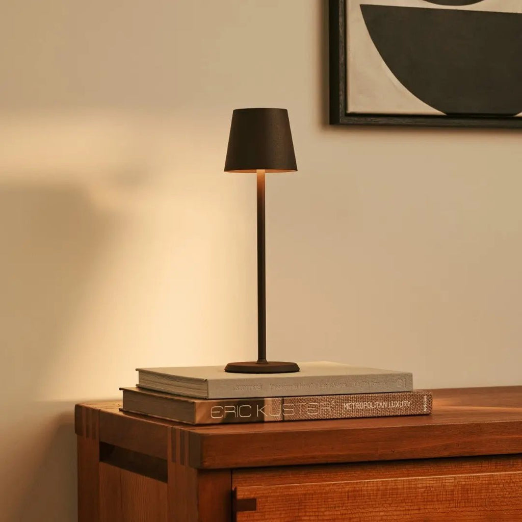 Jasper Mokkabruin Draadloze Lamp met Batterij | Dimbaar en 3 lichtniveaus