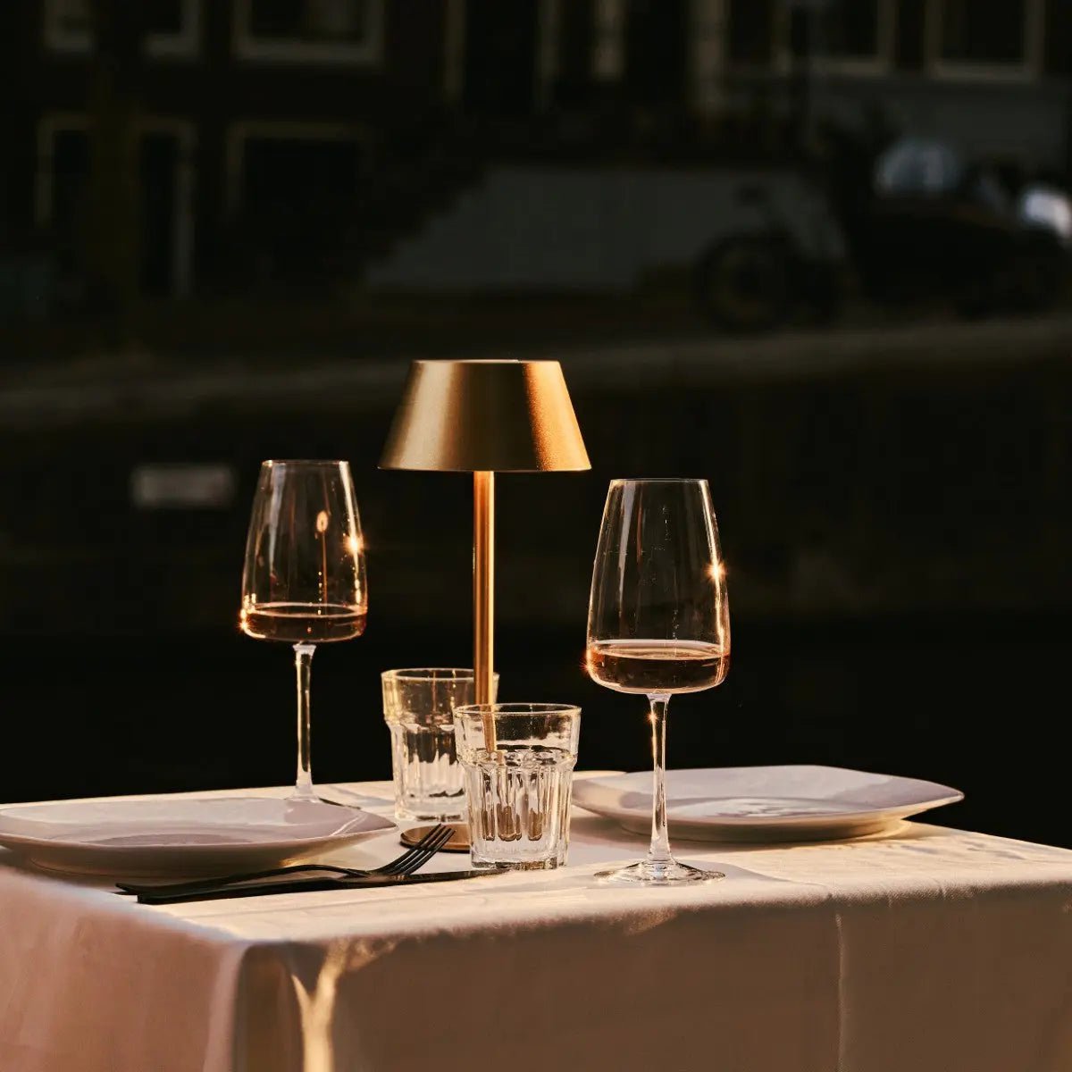 Milou Gold Tafellamp zonder Kabel | Modern, design en 3 lichtmodi