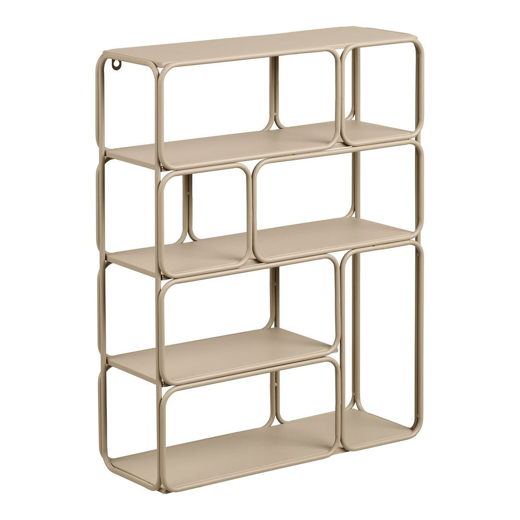 Lanciano Wandplank, metaal, beige, 48x18x64 cm
