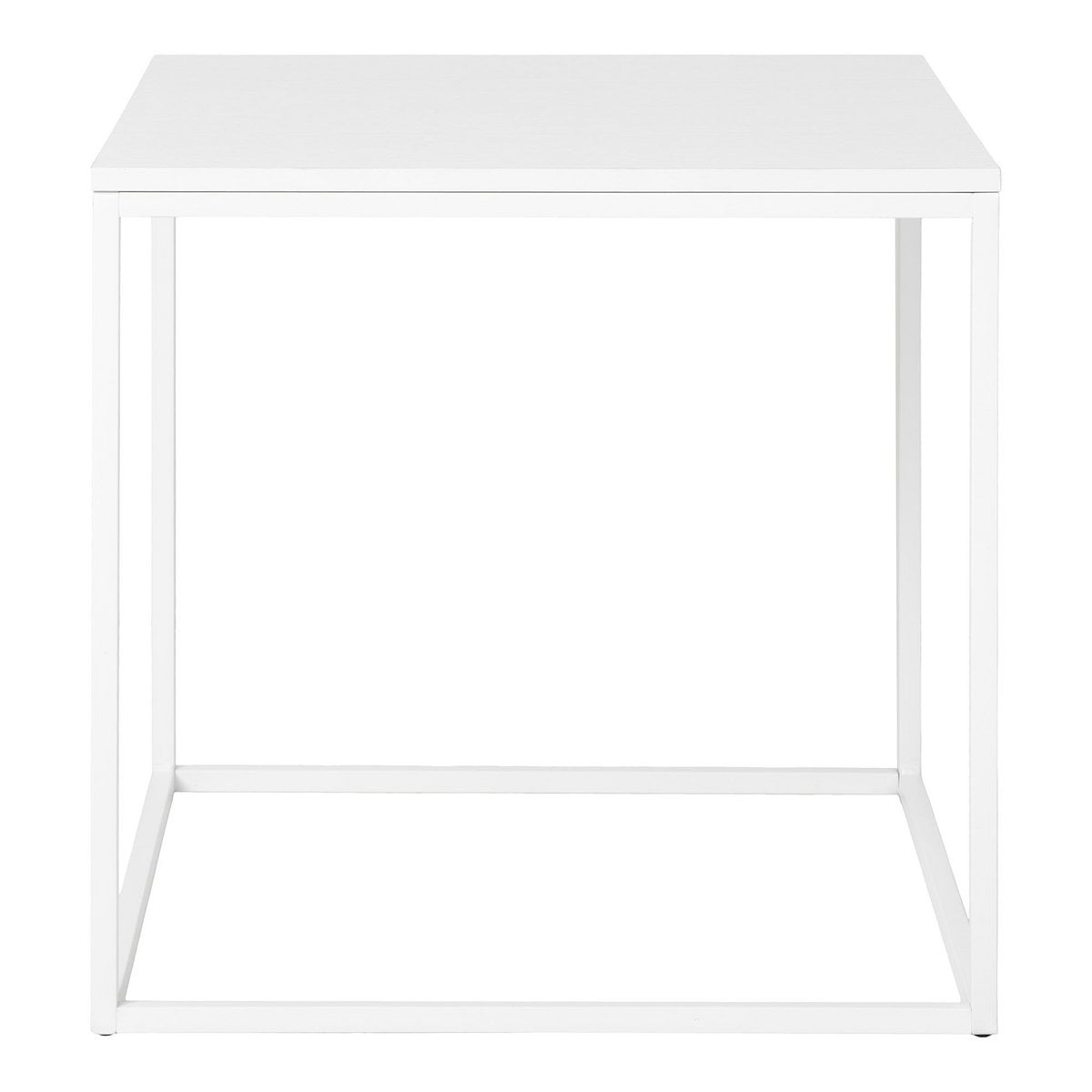 Vita Bijzettafel - 45x45x45 cm - Wit