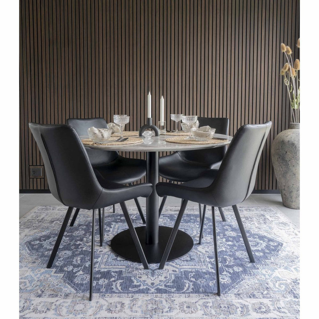 Havana Vloerkleed - Blauw, Chenille Polyester, 160x230cm